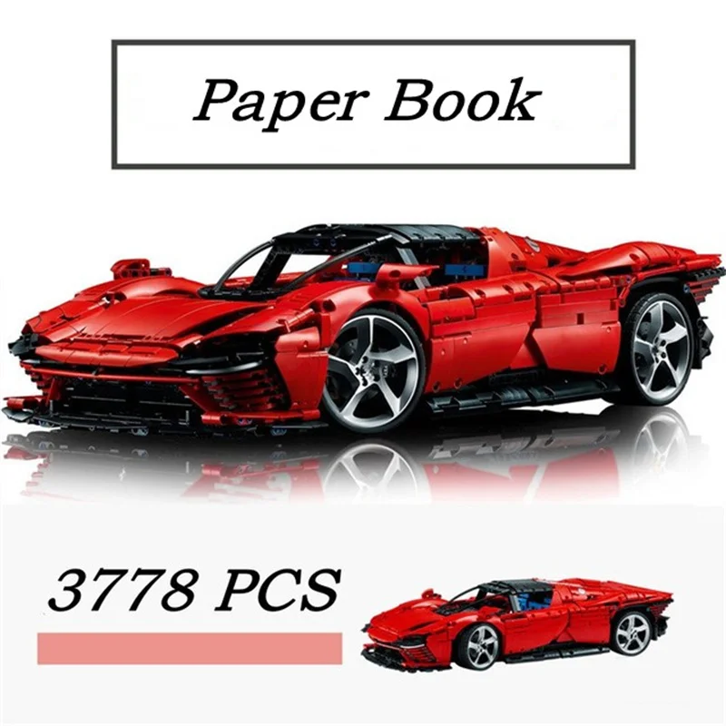 Supercar Daytona SP3 - 3778 elementów klocków do budowy auta
