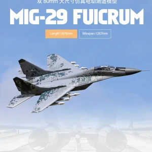 MIG-29 Dual 80mm EDF – Model Samolotu RC w Skali 1:10