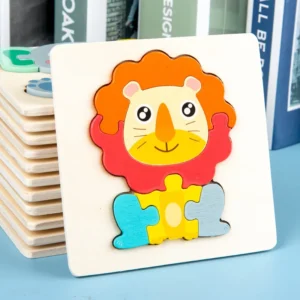 Drewniane puzzle 3D dla dzieci – rozwój przez zabawę!