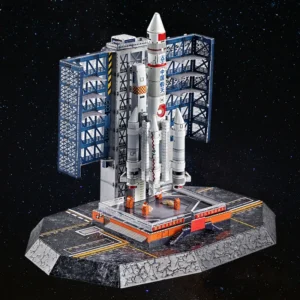 Rakieta 3D MMZ Model - Zbuduj własny metalowy zestaw DIY!