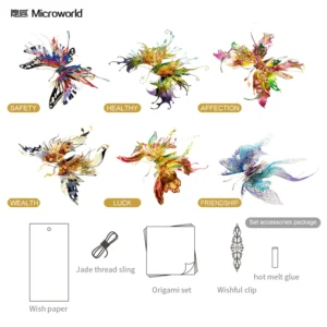 Microworld 3D Puzzle: Metalowy Motyl – Zabawka, Prezent i Układanka