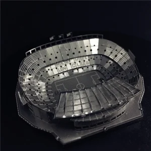 Metalowe Puzzle 3D – Model Camp Nou Stadionu 1:3500 DIY