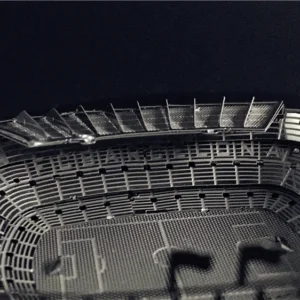 Metalowe Puzzle 3D – Model Camp Nou Stadionu 1:3500 DIY
