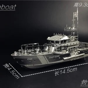 Metalowe Puzzle 3D – Model Łodzi Ratunkowej DIY C22201