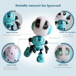 Inteligentne roboty zabawkowe z dźwiękiem i światłem dla dzieci