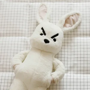 Biały Wściekły Królik – Prezent z Pazurem!