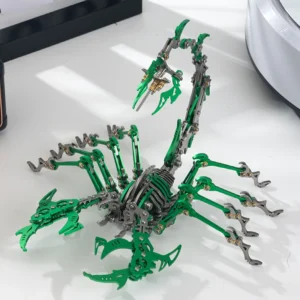 Metalowy puzzle skorpion 3D - edukacyjna zabawka DIY dla każdego
