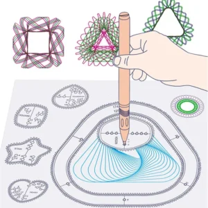 Zestaw do Rysowania Geometrii dla Dzieci – Kreatywna Zabawa z Figurami
