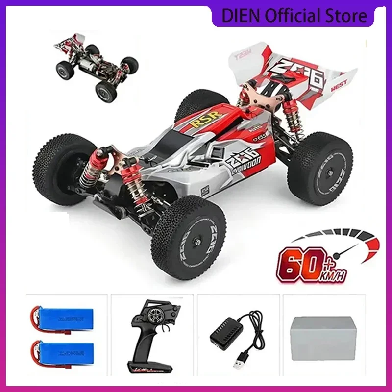 WLtoys 144010 RC Car 75KM/H Szybki Drift 4WD Zdalnie Sterowany