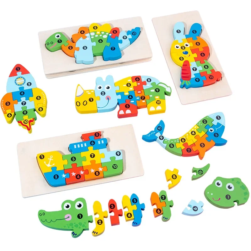 Kolorowe puzzle 3D: rozwijaj kreatywność i inteligencję malucha!