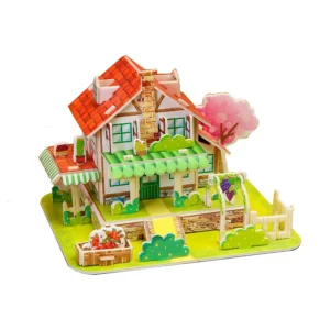 Puzzle 3D dla dzieci: Wczesna edukacja w formie trójwymiarowego domu