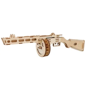 Drewniana układanka 3D PPSH41 – edukacyjna zabawa dla dzieci