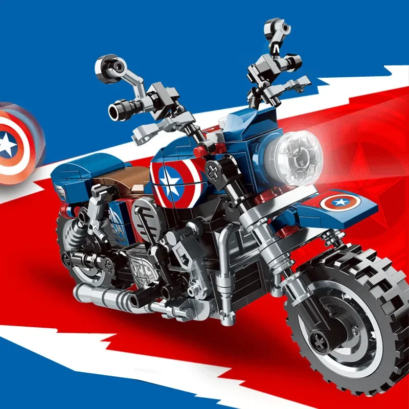 Motocykl Kapitana Ameryki – Kreatywny Zestaw LEGO dla Chłopców