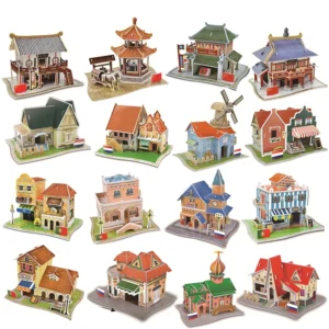 Puzzle 3D – Zbuduj Światowe Ikony Architektury!