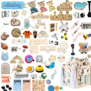 Zabawki edukacyjne Montessori: kreatywne akcesoria do nauki dla dzieci