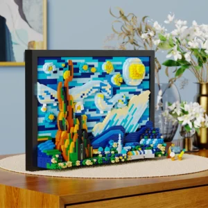 Kreatywny zestaw LEGO "Starry Night" - maluj sztukę blokami!