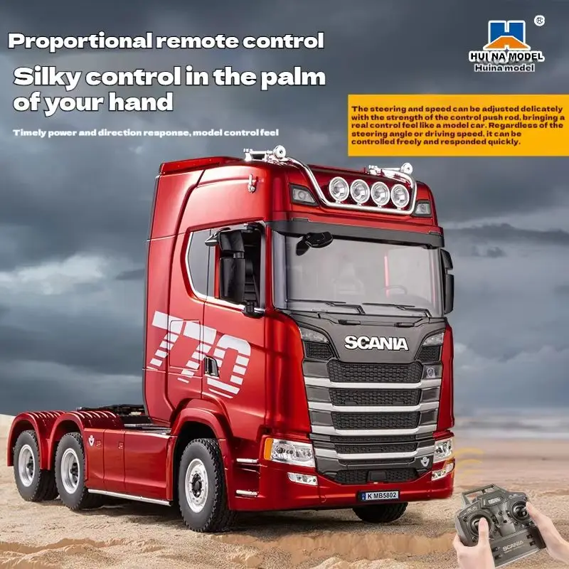 Zdalnie sterowany model Scania 770S z napędem 4x4