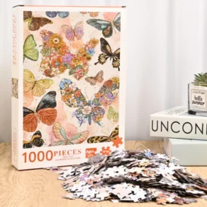 Motyli Świat: Puzzle 1000 sztuk jako prezent edukacyjny i antystresowy