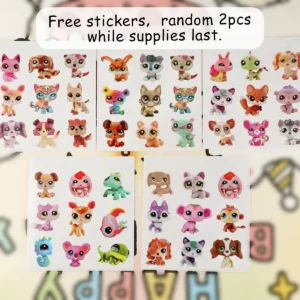 Zestaw 4 Pacynki Littlest Pet Shop – Uroczy Jamnik z Akcesoriami