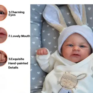 Lalka Reborn Elijah 19 cali – realistyczna noworodkowa perełka