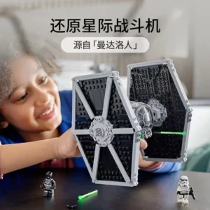Zestaw Klocków TIE Fighter z Anime Space Wars - Prezent dla Dzieci