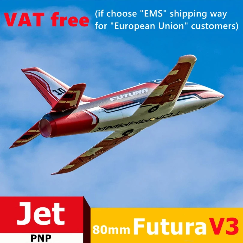 Futura V3 80mm Jet EDF – Szybki Model RC z Chowanymi Podwoziami