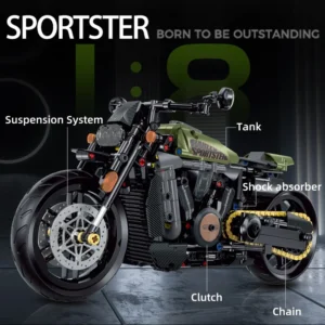 Modele motocyklowe Duke Harleys – zabawka konstrukcyjna na prezent