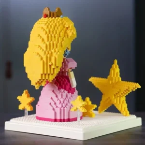 Klocki konstrukcyjne Peach Princess – Kreatywna zabawa z Disney!