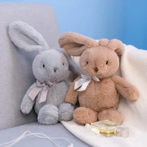 Miękkie i urocze pluszowe króliki – idealni towarzysze snu dla maluchów!