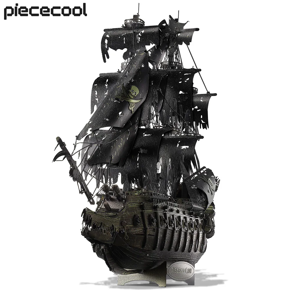Puzzle 3D Statek Piracki Piececool – Metalowa Łamigłówka DIY