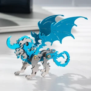 MOKR 3D Metal Animals Puzzle – Unikalny prezent dla każdego!