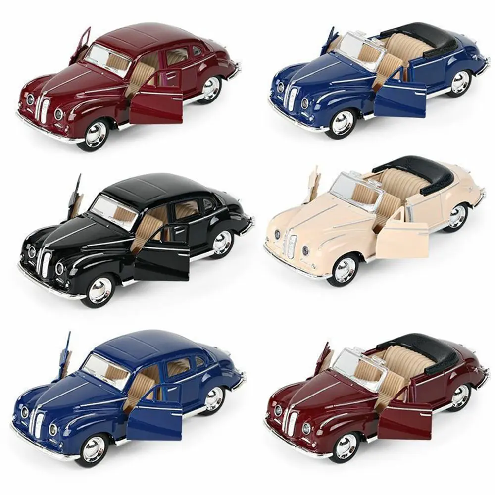 Model samochodu vintage w wersji Cabriolet – kolekcjonerska replika