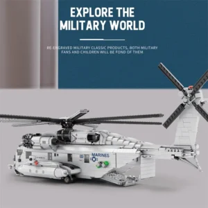 Helikopter CH-53E Sea Stallion - Klocki do budowania wojskowego modelu