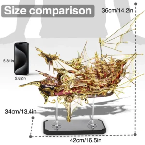 Zbuduj swój własny statek Nine Heavens - Puzzle 3D Piececool!