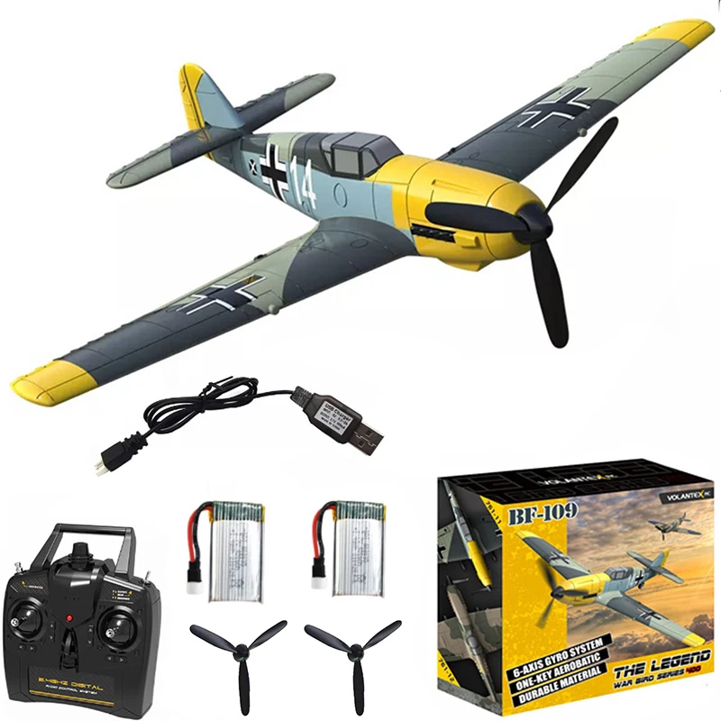 Zdalnie sterowany samolot BF109 VolantexRC – Akrobacje i zabawa