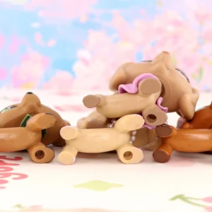 Zestaw 4 Pacynki Littlest Pet Shop – Uroczy Jamnik z Akcesoriami