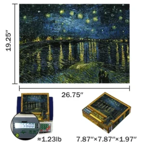 Puzzle Van Gogh "Gwiaździsta Noc" – 1000 elementów