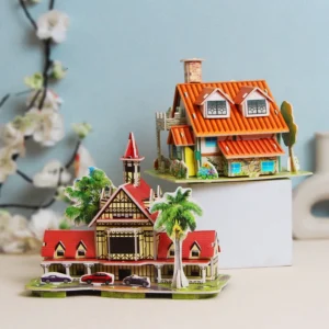 Puzzle 3D dla dzieci: Wczesna edukacja w formie trójwymiarowego domu
