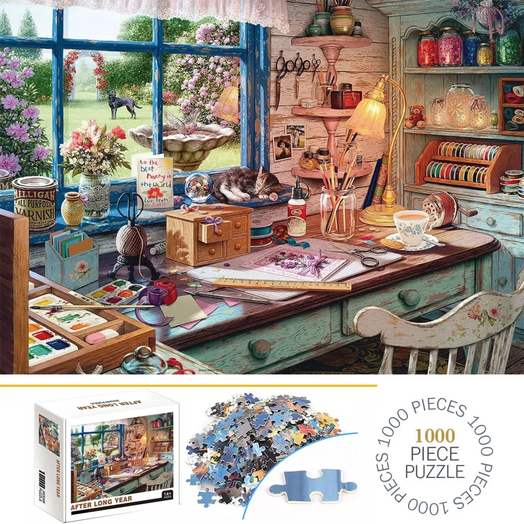 Puzzle 1000 elementów: relaksująca zabawa i wystrój w jednym!