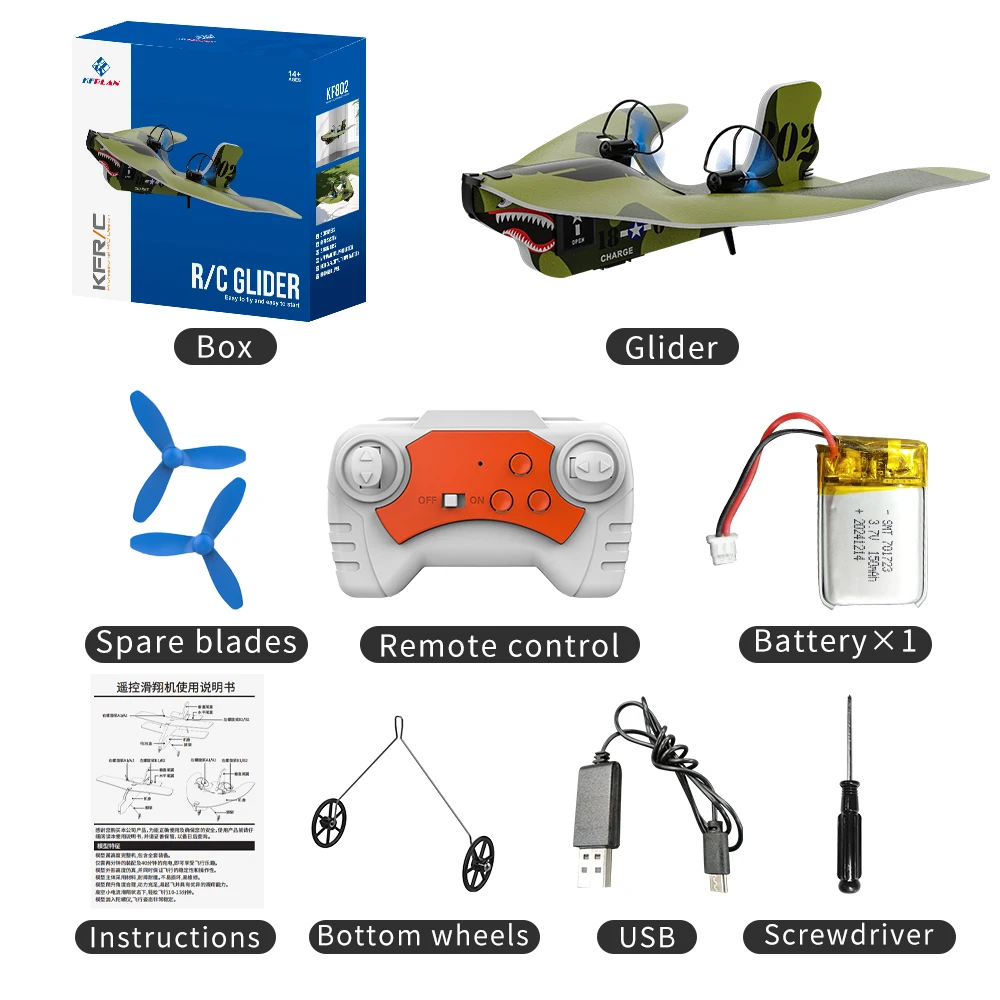Mini samolot RC 2.4G - Profesjonalny model do zabawy dla dzieci