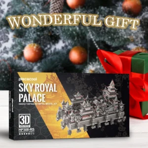 Metalowy Model Sky Royal Palace – 3D Puzzle DIY z 620 elementów
