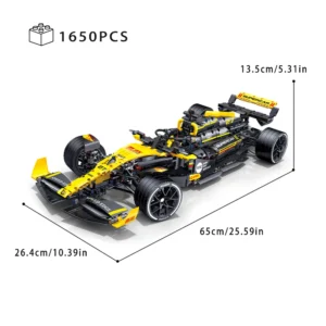 Super Racing 1:8 F1 – Klocki Model Wyścigowego Samochodu F1