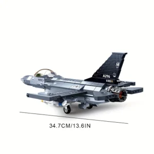 Model samolotu F-16 z 521 elementów – idealny prezent edukacyjny!