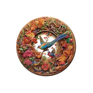 Unikalne drewniane puzzle z motywem zwierząt – idealny prezent!