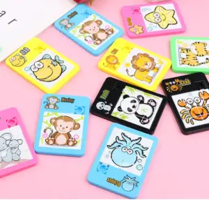 Mini Puzzle z Zwierzętami – Edukacyjna Zabawka do Rozwoju Dzieci!