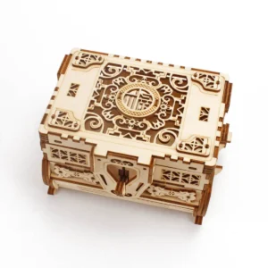 3D Drewniane Puzzle: Zbuduj Swoje Własne Pudełko Biżuterii DIY