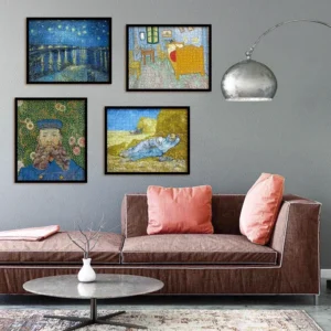 Van Gogh w 4 obrazach – puzzle dla dorosłych i dzieci