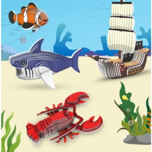 Jurajski dinozaur – edukacyjne puzzle papierowe dla dzieci