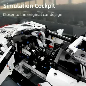 Klocki a'la Lego 911 RSR – Model Wyścigowy Technic: Poczuj Moc Inżynierii
