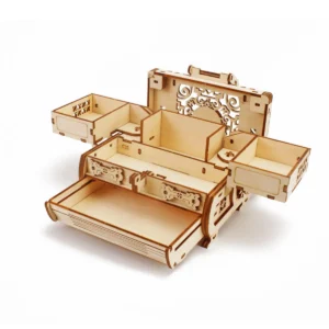3D Drewniane Puzzle: Zbuduj Swoje Własne Pudełko Biżuterii DIY